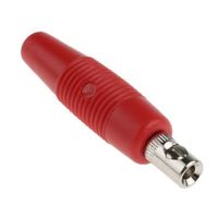 Hirschmann Test & Measurement バナナプラグ オス 赤 真鍮， 930046101 1個（直送品）