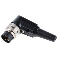 Lumberg DINプラグ 12極 オス ケーブルマウント