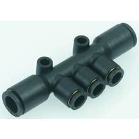 パーカー・ハネフィン Legris チーズ形エア継手 3304シリーズ 3304 06 04 6mm 1個（直送品）