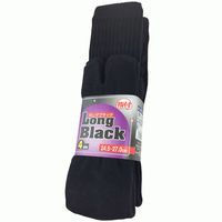 小野商事 指付靴下 ロングソックス ブラック 1セット（4足組×5） AG278　1セット（20足）（直送品）