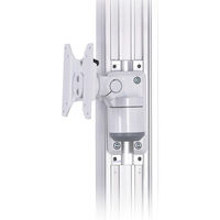 ウィンテクノ 液晶モニターアーム 壁面レール固定アーム シルバー/ホワイト WGHM-03181 1台（直送品）