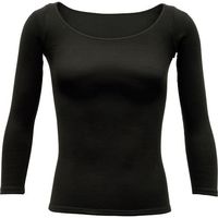 リベルタ（LIBERTA） リベルタ サーモワン ラウンドネック長袖インナー/BLK