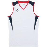 CONVERSE(コンバース) バスケットボール ゲームシャツ CB251701 ホワイト/ブラック(1119) 3S 1枚（直送品）