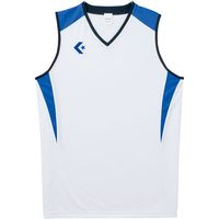 CONVERSE(コンバース) バスケットボール ゲームシャツ CB251701 ホワイト/Rブルー(1125) SS 1枚（直送品）