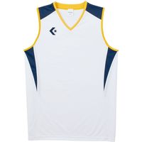 CONVERSE(コンバース) バスケットボール ゲームシャツ CB251701 ホワイト/ネイビー(1129) SS 1枚（直送品）