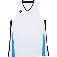 CONVERSE(コンバース) バスケットボール メンズ ゲームシャツ CB281701 ホワイト/ネイビー(1129) 3S 1枚（直送品）