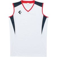 CONVERSE(コンバース) バスケットボール ウィメンズ ゲームシャツ CB351701 ホワイト/ブラック(1119) O 1枚（直送品）