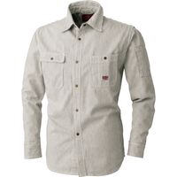 中国産業 8111DOGMAN長袖シャツアイボリーM 8111-03-M 1枚（直送品）