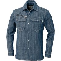 中国産業 8671DOGMAN長袖シャツインディゴブルー6L 8671-17-6L 1枚（直送品）