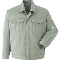 Asahicho (旭蝶繊維) E037 長袖ブルゾン オリーブ M 1枚（直送品）