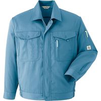 Asahicho (旭蝶繊維) E037 長袖ブルゾン ロイヤルブルー L 1枚（直送品）