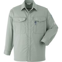 Asahicho (旭蝶繊維) E039 長袖シャツ オリーブ 5L 1枚（直送品）