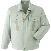 Asahicho (旭蝶繊維) E043 長袖ブルゾン カクタスグリーン 6L 1枚（直送品）