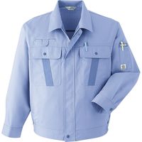 Asahicho (旭蝶繊維) E043 長袖ブルゾン キングブルー L 1枚（直送品）