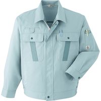 Asahicho (旭蝶繊維) E043 長袖ブルゾン ブルーグレー 5L 1枚（直送品）