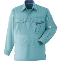 Asahicho (旭蝶繊維) E059 長袖シャツ アイスブルー S 1枚（直送品）