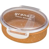 宮本産業 お弁当箱 1段 280ml grano 小判タイトランチ ランチボックス オレンジ 323636 1個（取寄品）