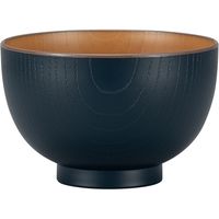 飯椀 割子飯椀（小） 黒 [7個入] wis-w-13-45 若泉漆器（直送品