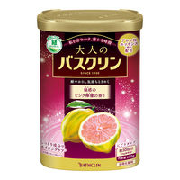 バスクリン 大人のバスクリン 魅惑のピンク檸檬の香り 600g お湯の色 シルキーピンク（にごりタイプ）