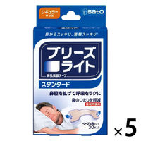 ブリーズライトスタンダード レギュラー 30枚 5個セット 佐藤製薬