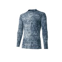 クロダルマ シームレス長袖アンダーレイヤー 迷彩ブラック LL 47100-490-LL 1枚（直送品）