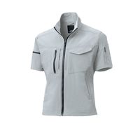 クロダルマ 夏半袖ジャンパー シルバー 3L 266741-40-3L 1枚（直送品）