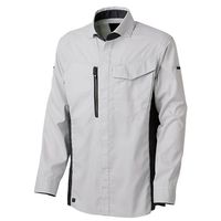 タカヤ商事 長袖シャツ シルバー TW-A124-3