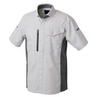 タカヤ商事 半袖シャツ シルバー 4L TW-S144-3-4L 1枚（直送品）