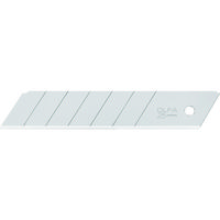 オルファ OLFA カッターナイフ用替刃 白刃(特大H) 5枚入 HB5K 1セット(25枚:5枚×5箱) 154-4501（直送品）