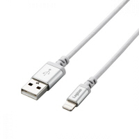 エレコム　高耐久Lightningケーブル　LHC-UALS12WH　（直送品）