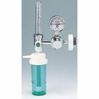 ブルークロス 酸素流量計（加湿瓶付）セット（S-40-FH） 1556014 1セット 01-5560-14