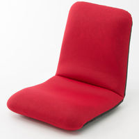 セルタン　座椅子　和楽チェア　Mサイズ　幅430×奥行510～850×高さ110～470mm　メッシュレッド　（直送品）