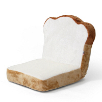 セルタン　食パン座椅子　幅470×奥行560×高さ470mm　ホワイト　（直送品）