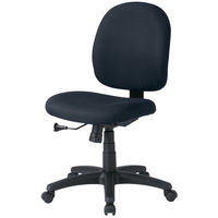 サンワサプライ ワイドシートチェア 肘無し ブラック SNC-T130KBK 1脚（直送品）