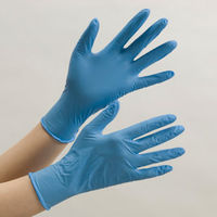 ミドリ安全 ニトリル手袋 ベルテ737 キマックスセブンスセンス S ブルー 粉無し （100枚入） 1箱（100枚） 4049171510（直送品）
