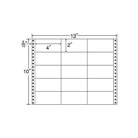東洋印刷 ナナフォーム タックフォームラベル 白 15面 1箱=500折(7500枚) M13C（直送品）