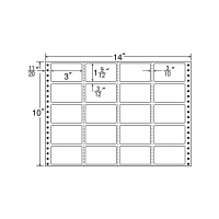 東洋印刷 ナナフォーム タックフォームラベル 白 20面 1箱=500折(10000枚) M14I（直送品）