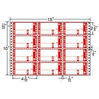 東洋印刷 ナナフォーム タックフォームラベル荷札タイプ 白 12面 1箱 M15CPK（直送品）