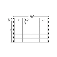 東洋印刷 ナナフォーム タックフォームラベル 白 24面 1箱 MH13C（直送品）