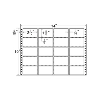 東洋印刷 ナナフォーム タックフォームラベル 白 20面 1箱 MH14V（直送品）