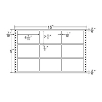 東洋印刷 ナナフォーム タックフォームラベル 白 9面 1箱 MT15F（直送品）