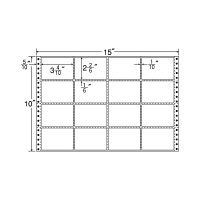 東洋印刷 ナナフォーム タックフォームラベル 白 16面 1箱 MT15K（直送品）