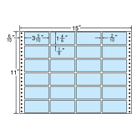 東洋印刷 ナナフォーム タックフォームラベルカラータイプ ブルー 24面