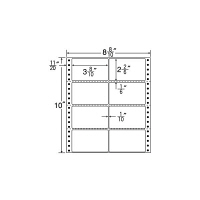 東洋印刷 ナナフォーム タックフォームラベル 白 8面 1箱 MT8A（直送品）