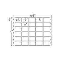 東洋印刷 ナナフォーム タックフォームラベル 白 30面 1箱 MX13P（直送品）