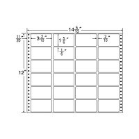 東洋印刷 ナナフォーム タックフォームラベル 白 24面 1箱 MX14G（直送品）