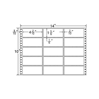 東洋印刷 ナナフォーム タックフォームラベル 白 15面 1箱 MX14X（直送品）