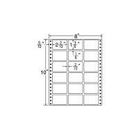 東洋印刷 ナナフォーム タックフォームラベル 白 18面 1箱 MX8A（直送品）