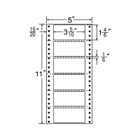 東洋印刷 ナナフォーム タックフォームラベル再剥離タイプ 白 6面 1箱 R5E（直送品）