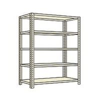 サカエ 開放型棚 100kg/段 W1800×D450×H1200mm 5段 アイボリー LWF8725 1個（直送品）